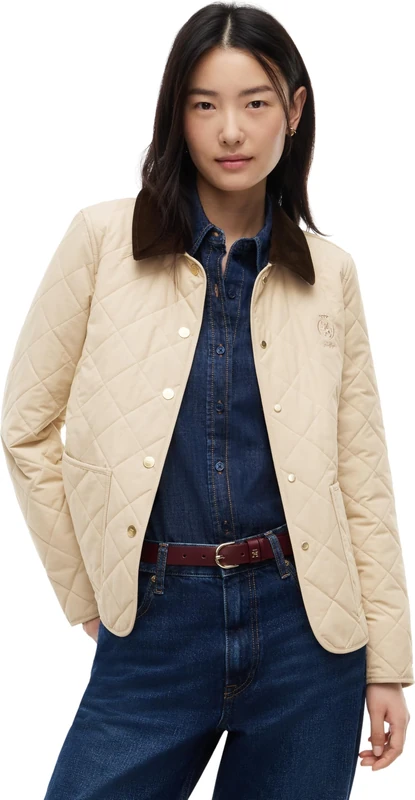 Tommy Hilfiger Women's, Down Modern Jacket WW0WW51515, Puffer Jacket, Caravan, XXS