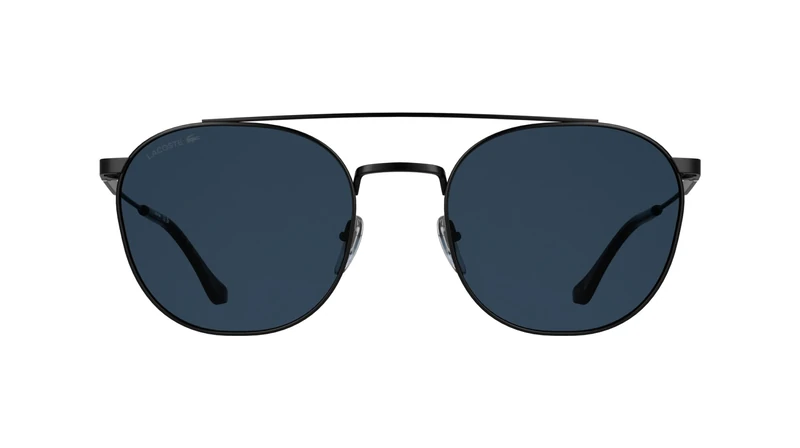 Lacoste Men's Sunglasses L281S - Matte Black with Solid Blue Lens