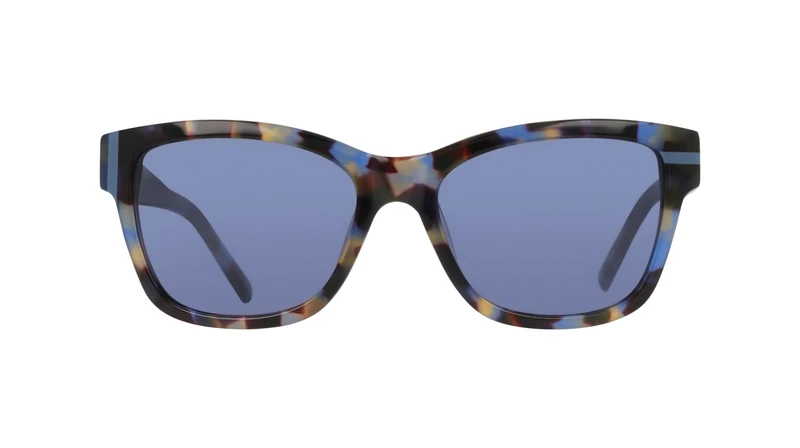 DKNY Women's Sunglasses DK559S - Blue Tortoise with Blue Solid Lens