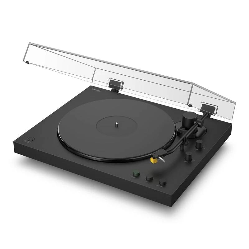 Sony PS-LX5BT Premium Wireless Bluetooth Turntable, Full Auto Playback, Belt-drive, Quality Cartridge, Hi-Res Audio Wireless, Built-in Phono Preamp, 3 Gain Modes, 2 Speed Operation, Rubber Mat