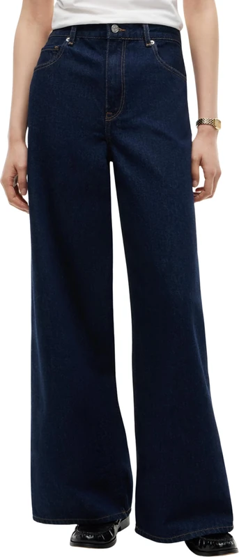 Tommy Hilfiger Women's, DNM New Doreen 70'S Wide Leg Hw WW0WW48567, Other Jeans, Rinse New Doreen, 28W / 30L