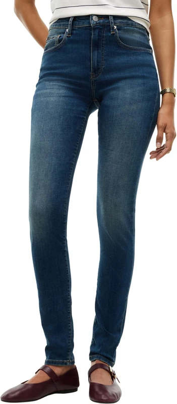 Tommy Hilfiger Women's, DNM New Doreen 70'S Wide Leg Hw WW0WW48567, Other Jeans, Mid New Doreen, 26W / 28L