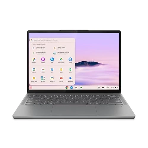 Lenovo Chromebook Plus Gen 10 | 14'' OLED WUXGA Laptop | MediaTek Kompanio Ultra 910 | 12 GB RAM | 128 GB UFS 3.1 | Wi-Fi 7 | ChromeOS | Seashell