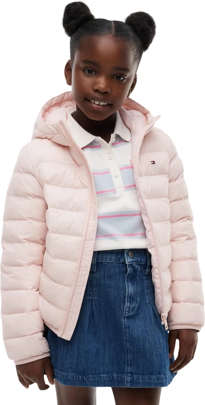 Tommy Hilfiger Kids Gender Inclusive U Lightweight Jacket KS0KS00584 Other Jackets, PINK, 12 Years