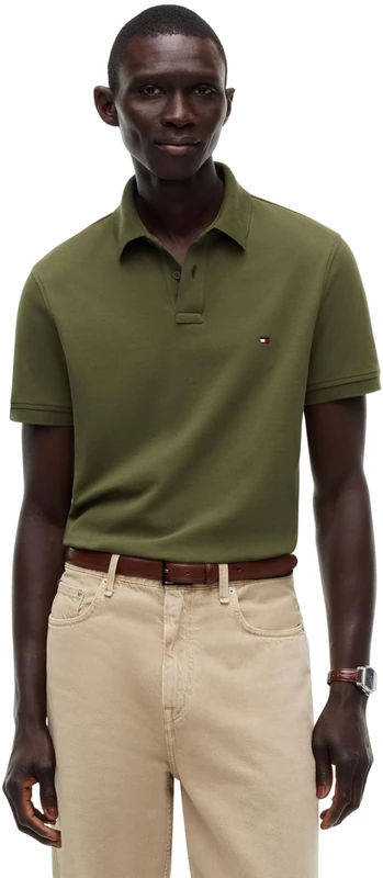 Tommy Hilfiger Men's, 1985 Regular Polo Mw0Mw17770, S/S Polo, Huntsman Green, XXL