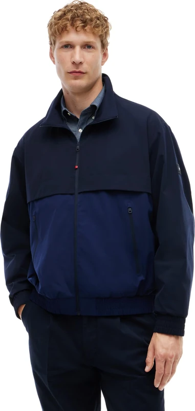 Tommy Hilfiger Men's, Graphic Tracksuit Jacket MW0MW44672, Other Jackets, Carbon Navy/Navy Blue, L