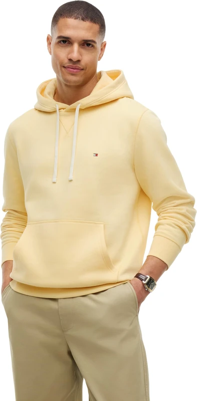 Tommy Hilfiger Men's Ess Seasonal Fleece Hoodie - Light Daffodil S