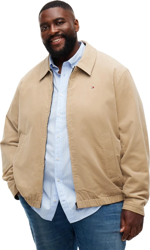 Tommy Hilfiger Men's, Bt-Reversible Corduroy Ivy Jkt MW0MW45722, Other Jackets, Batique Khaki, 3XL