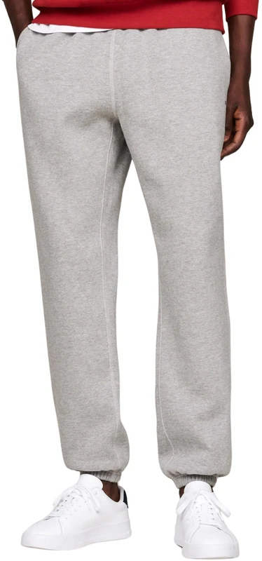 Tommy Hilfiger Men's, Essential Fleece Sweatpants Mw0Mw37231, Sweatpants, Medium Grey Heather, XS