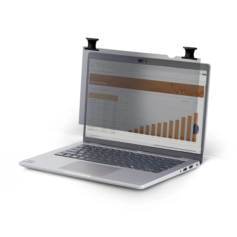 StarTech 15.6-inch 16:10 Bright Privacy Screen Filter with Touch, Flip-Over, 75% Light Transmittance, Anti-Glare