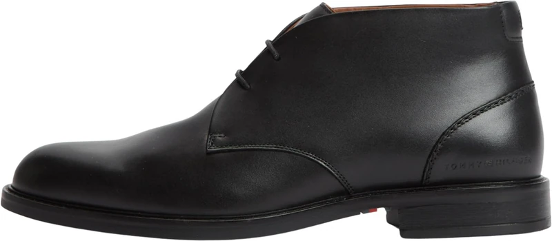 Tommy Hilfiger Men Corporate Dressy Lth Lace Boot FM0FM05949 Low Boots, BLACK (Black), 12