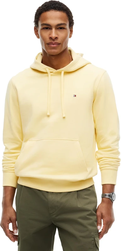 Tommy Hilfiger Men's, Essential Terry Hoody Mw0Mw37235, Pullover Hoodie, Light Daffodil, S