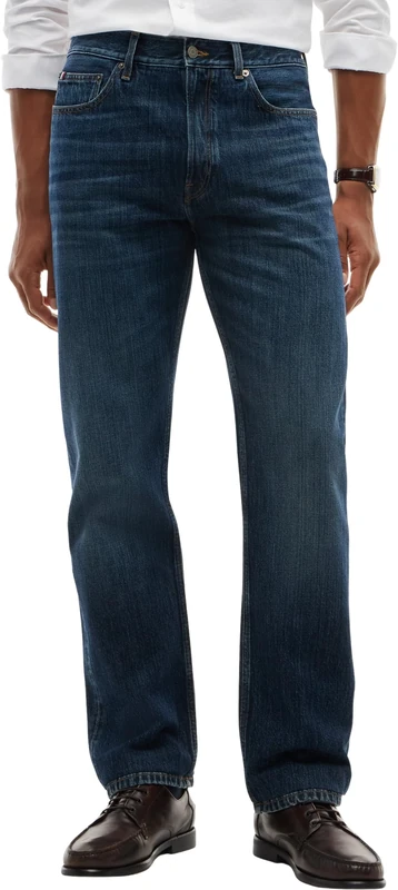 Tommy Hilfiger Men's, Dover Regular Straight Wood Ind MW0MW44894, Straight, Wood Indigo, 29W / 30L