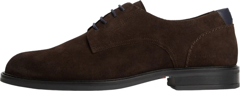 Tommy Hilfiger Men Corporate Dressy Suede Shoe FM0FM05969 Derby Shoes, Brown (Cocoa), 10.5