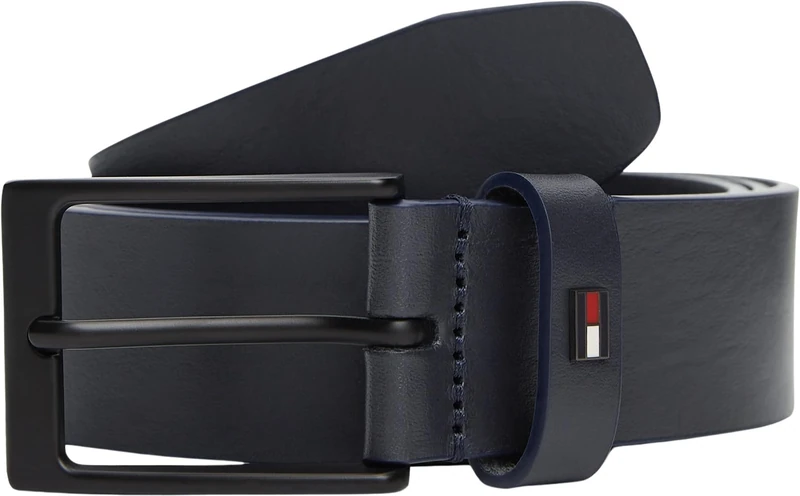 Tommy Hilfiger Men Layton 3.5 Am0Am13016 Fixed Belt, BLUE (Space Blue), 130