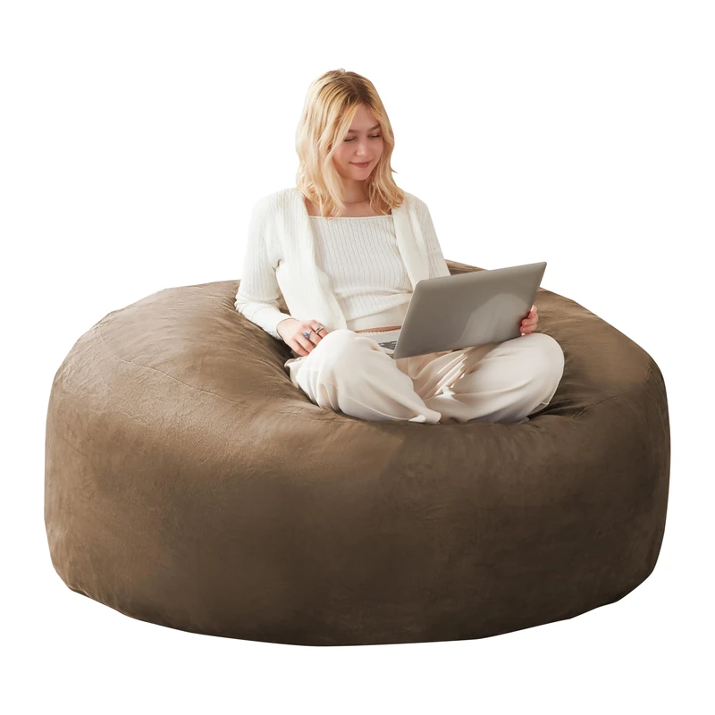 Ball & Cast 5ft Cord Bean Bag, Large Adult Bean Bag Chair with Filling Included, Comfy Chair, Living Room Furniture, Bedroom Furniture, Coffee