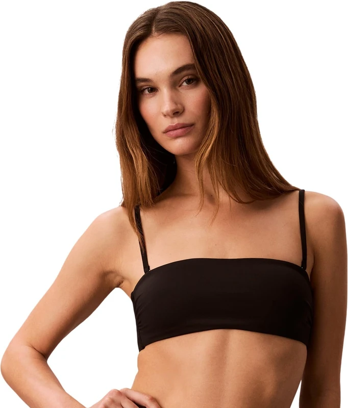 Calvin Klein Women Bandeau- Rp Lv00Q62845 Bandeau, Black, L