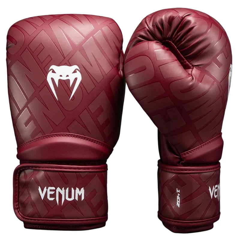 Venum Contender 1.5 XT 3D Boxing Gloves - Dark Red - 10oz