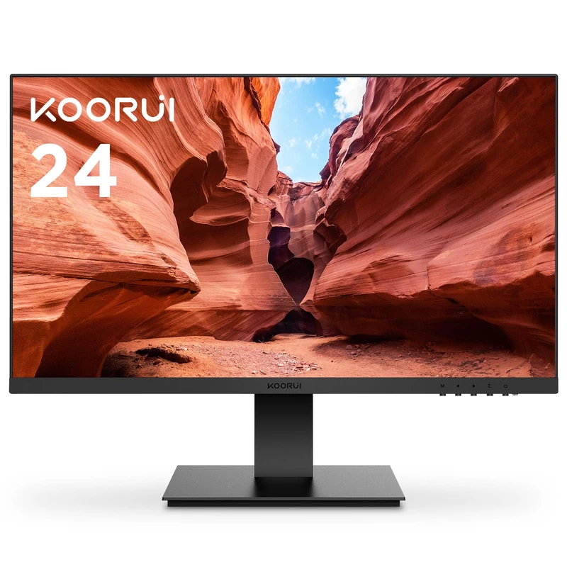 KOORUI E2412K 24 Inch FHD Monitor, Gaming 144Hz, VA Computer Monitors, 1080P Pc Screen, Adaptive Sync, 5ms, VESA 100x100mm, Eye Care, HDMI, VGA - Image 1