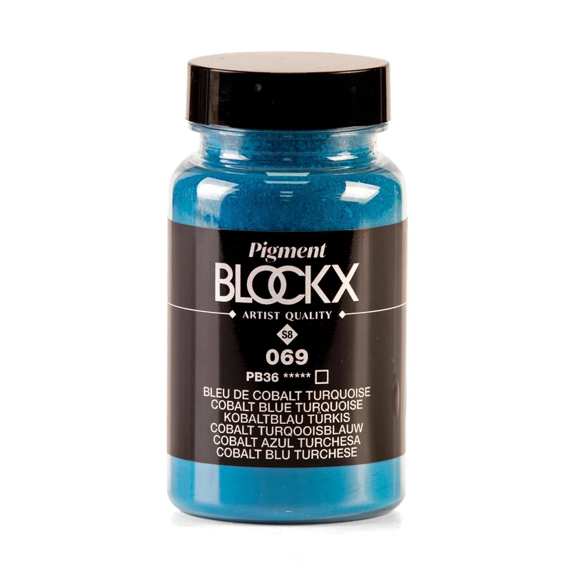 Blockx 51069BXC - Pigment - Bleu de cobalt turquoise 100 ml / 100 g - Image 1