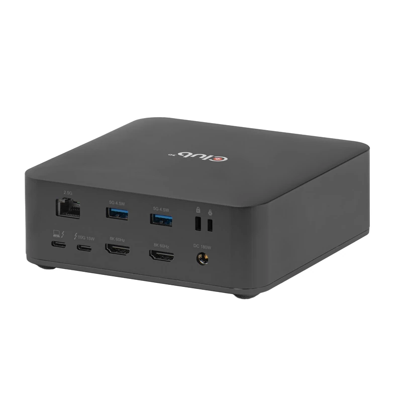 Club3D CSV-2562 13-1 Thunderbolt 5 Docking Station M.2 SSD 2X HDMI 8K60Hz Thunderbolt Share Certified 180W