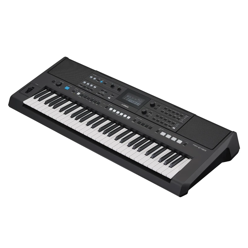YAMAHA PSR-E483 Keyboard – Modern Portable Keyboard with 61 Touch-Sensitive Keys, 860 Voices with 15 Super Articulation Lite Voices, 345 Styles, High-Output Speakers and USB-C – Black