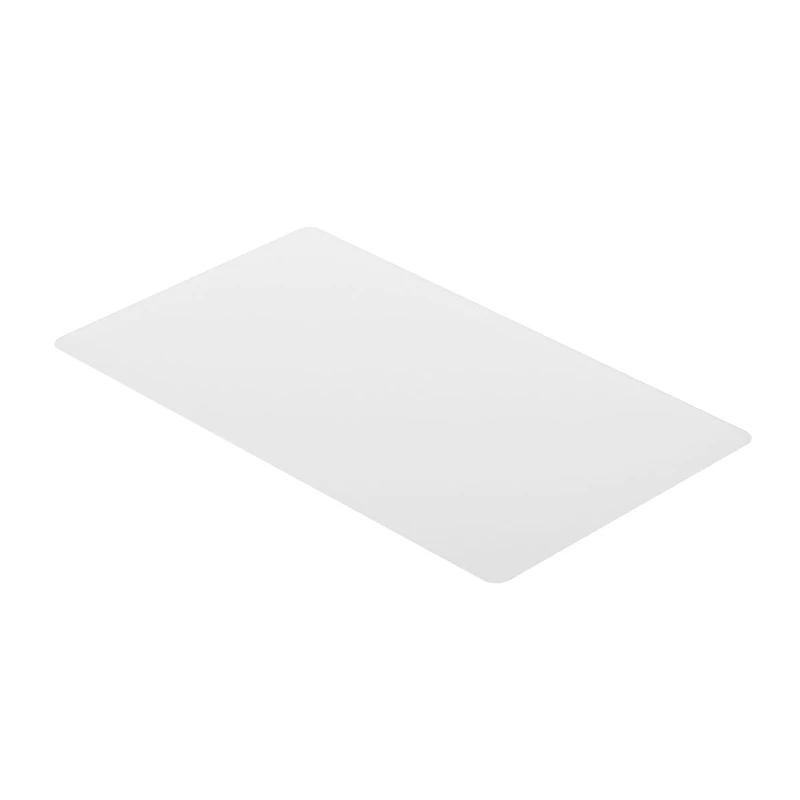 LogiLink Floor protection mat for chairs, protection for hard floors in the home, office or commercial, dimensions: 117 x 200 x 0.2 cm, water-resistant, glossy surface, transparent - Image 1