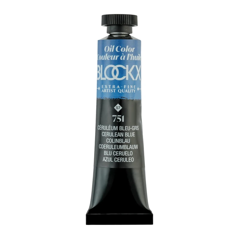Blockx 212751BXC - Huile Céruléum bleu-gris -20ml tube