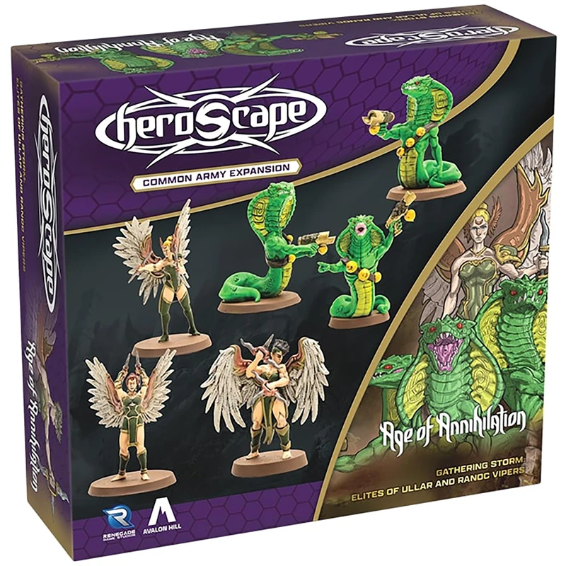 Renegade | Heroscape: Age Of Annihilation Elites Of Ullar And Ranoc Vipers | Army Expansion Miniature Game | 2-4 Players | 60-120 Minutes - Image 1