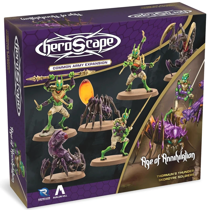 Renegade | Heroscape: Age Of Annihilation Skordyre Soldiers | Army Expansion Miniature Game | 2-4 Players | 60-120 Minutes - Image 1