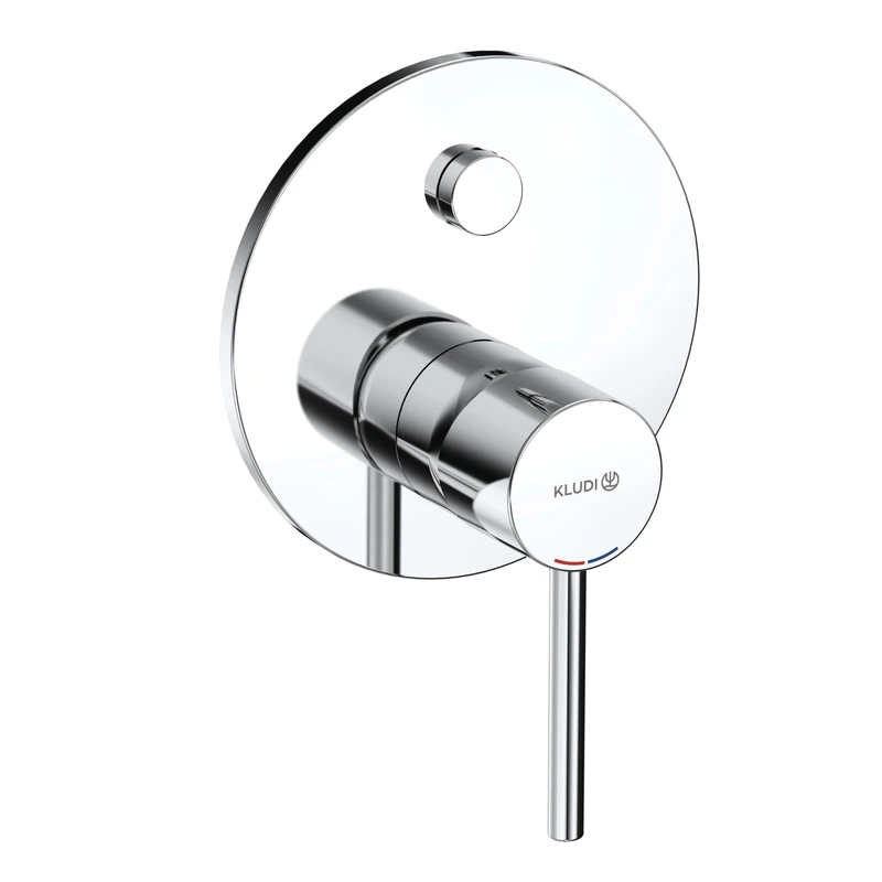 KLUDI BOZZ 387590576 Single-Lever Mixer Tap for Flush-Mounted Bath and Shower 28 L/min Chrome