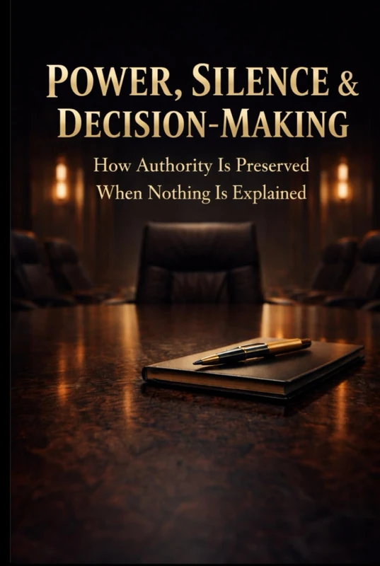 POWER, SILENCE & DECISION-MAKING: How Authority Is Preserved When Nothing Is Explained