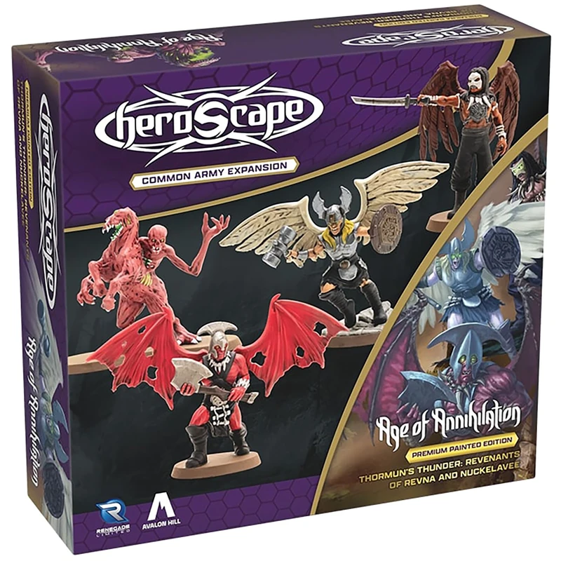 Renegade | Heroscape Age Of Annihilation: Revenants & Nuckelavee | Army Expansion, Heroscape Compatible, 4 Miniatures, 2 Army Cards | 2-4 Players | 60-120 Minutes - Image 1