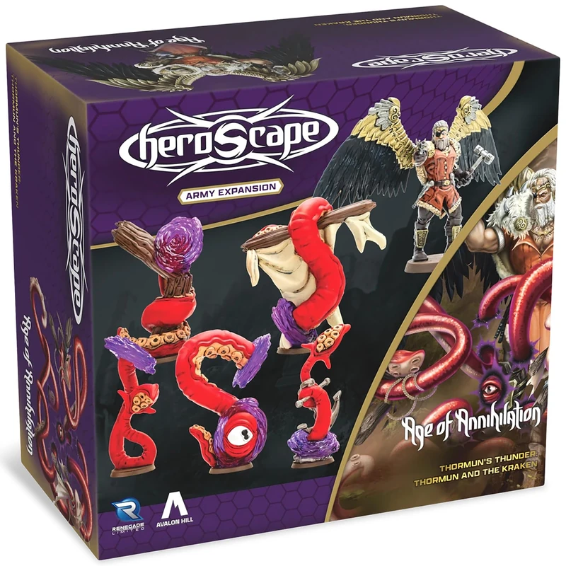 Renegade | Heroscape Age Of Annihilation: Thormun And Kraken | Army Expansion, Heroscape Compatible, 6 Miniatures, Kraken Boss Scenario | 2-4 Players | 60-120 Minutes - Image 1