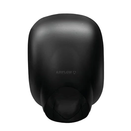 Airflow 550 High-Speed Hand Dryer – Matte Black Steel, Cool Air, 10–15s Drying, 250 km/h Airflow, Energy-Efficient, Automatic Sensor, IP23 Rated