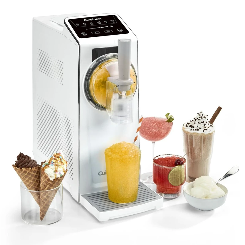 Cuisinart Frost Fusion® - Frozen Drinks and Soft Serve in 1 | 6 presets |Slushie, Frozen Cocktails, Frappe, Frozen Wine, Sorbet, Soft Serve Ice Cream | No ice needed | Ready in 30 mins |Self rinsing