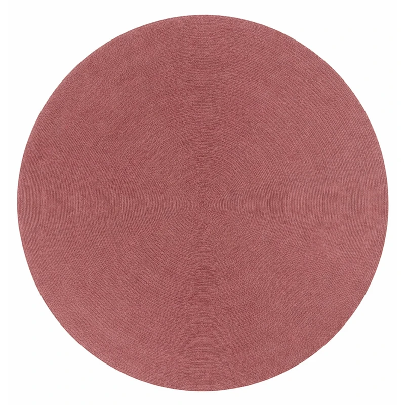 HAMID Nansa Indoor/Outdoor Recycled Pet Rug – Washable and Waterproof – Ecological and Sustainable – Ideal for Terrace, Garden or Living Room (200 x 200 cm, Cherry) - Image 1