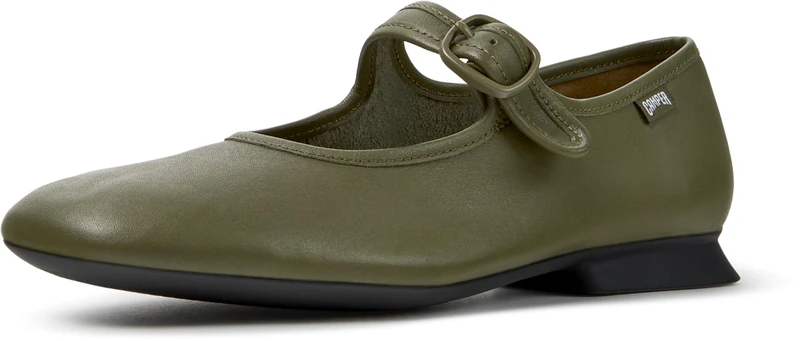Camper Women's Casi Myra, Moccasin/Ballerina, Dark Green, 7,5 (Us)