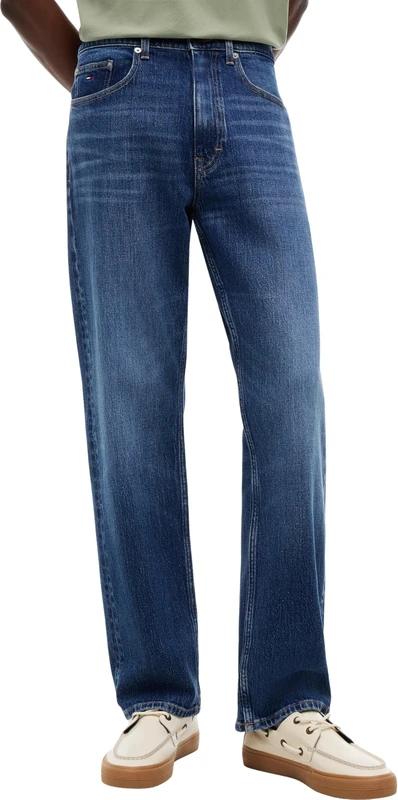 Tommy Jeans Men Otis Straight Bj0155 DM0DM23403 Straight, Denim (Denim Dark), 32W / 30L