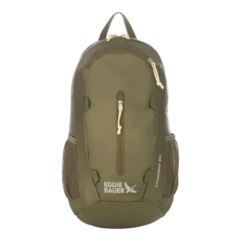 Eddie Bauer Stowaway Packable Backpack | Travel | Outdoor | Lightweight | Foldable | Durable | Ripstop Polyester, Irish Green, 20L US, Stowaway Packable Backpack - Made from Ripstop Polyester - Image 1