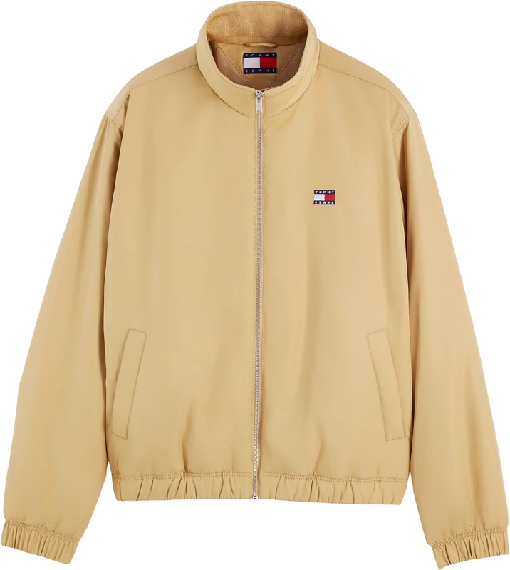 Tommy Jeans Men Tjm Essential Padded Jacket Ext Dm0Dm21936 Puffer Jacket, BEIGE (Sandy Beige), L