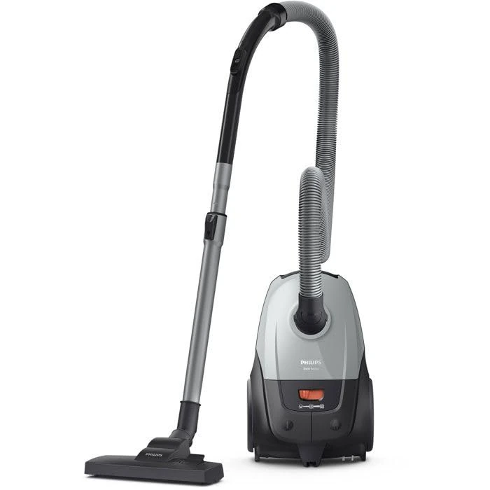 Philips Series 2000 Vacuum Cleaner with Bag - Compact & Lightweight, 800 W Motor, HEPA Filter Catches 99.9% Dust, Multi-Purpose Nozzle, 9 m Range, Large Dust Bag (XD2142/12)