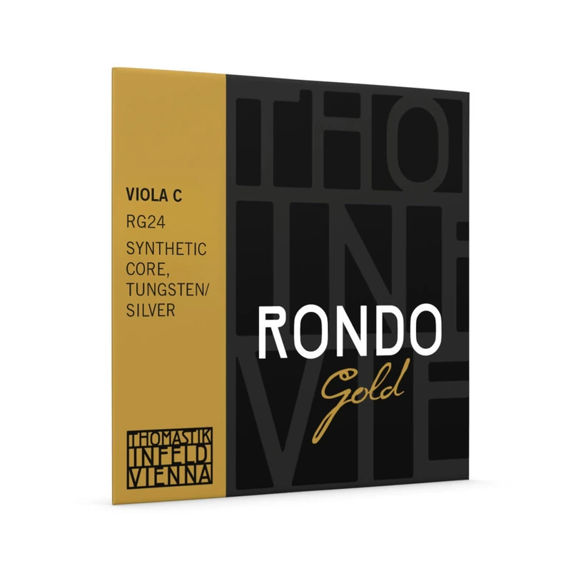 Thomastik-Infeld Viola Strings Rondo Gold - Single String C medium - Synthetic core - Tungsten-silver wound - RG24