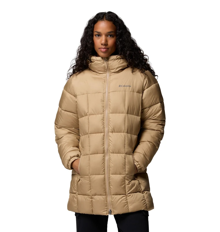 Columbia Women's Puffect 3 Mid Jacket, Puffer Jacket, Beach, X-Small