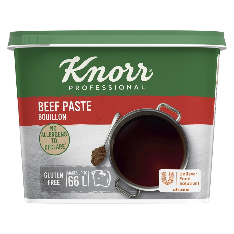 Knorr Professional Gluten Free Beef Paste Bouillon - 1kg