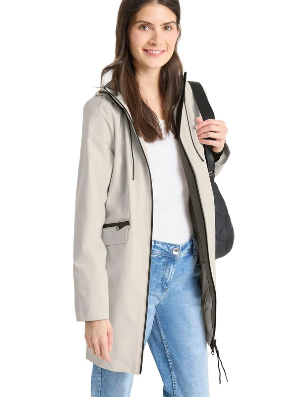 Cecil lightweight coat dust beige xs