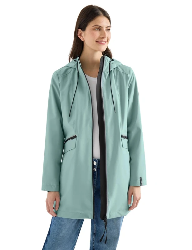 Cecil Lightweight Coat Mint Sea Green XS