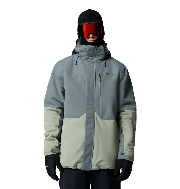 Columbia Men's Last Tracks 3 Jacket, Ski Jacket, Sedona Sage/Safari, XX-Large