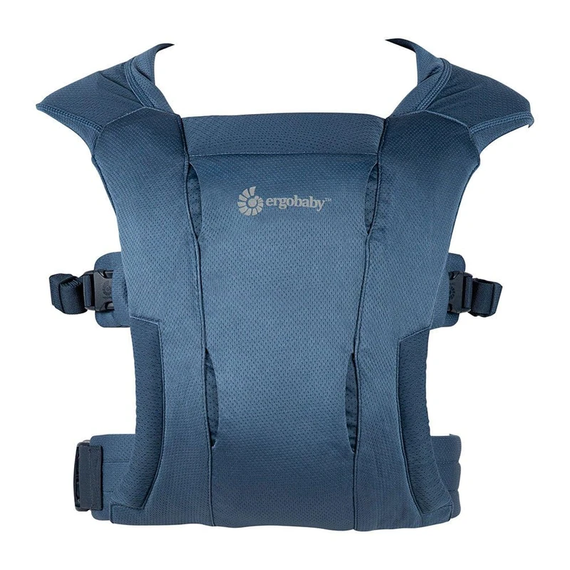 Ergobaby Embrace Baby Carrier for Newborns from Birth, Extra Soft, 2-Position Belly Carrier, Ergonomic Baby Carrier, Midnight Blue