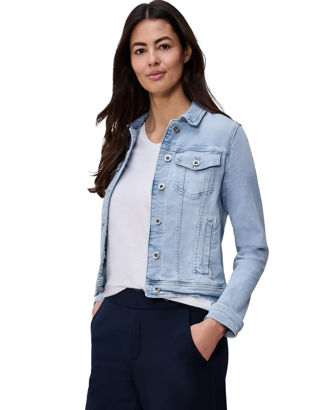 Street One Denim Jacket Light Blue Washed 36